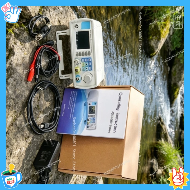 Dual Channel Arbitrary Waveform Function Generator 60Mhz - مولد إشارات وظيفي DDS JDS6600 بتردد