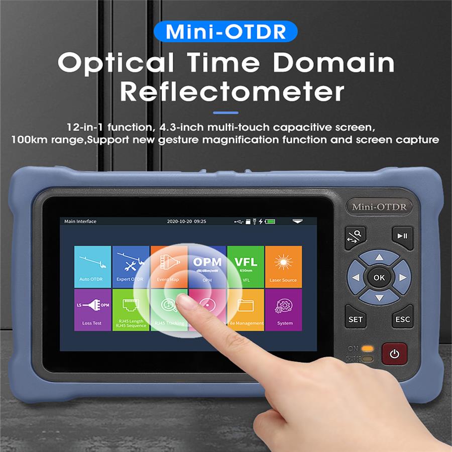 جهاز قياس الانعكاس الضوئي الزم - مراجعة Optical Time Domain Reflectometer Otdr 1310 1550Nm وسعره