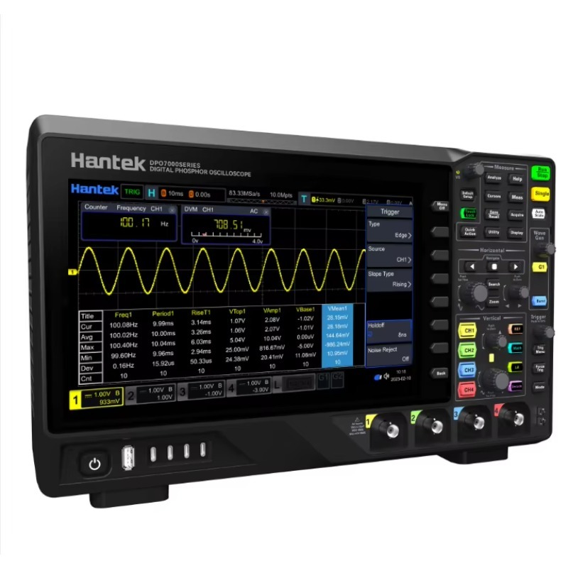 جهاز قياس الإشارة الرقمي DPO71 - مراجعة Digital Storage Oscilloscope 4 Channel 100Mhz وسعره