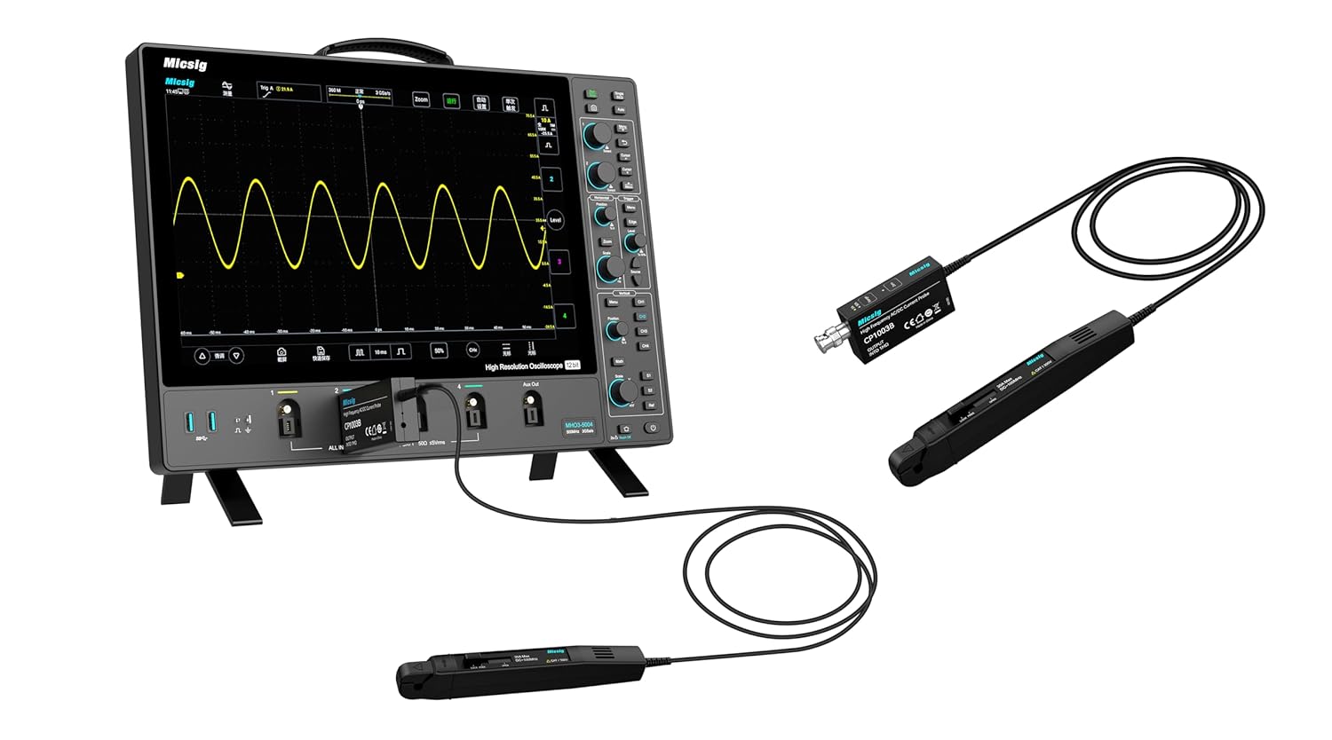 مسبار تيار عالي التردد AC/DC C - مراجعة Current Probe Ac Dc 50Mhz Oscilloscope وسعره
