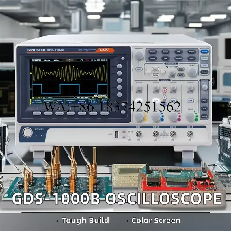 جهاز قياس الإشارة الرقمي ذو 4  - مراجعة Digital Storage Oscilloscope 4 Channel 100Mhz وسعره